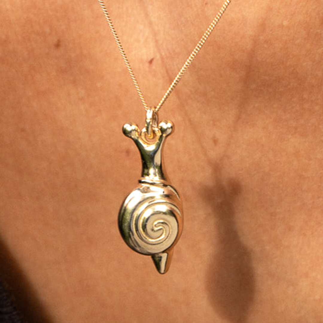 Gold Plated “Snail” Talisman 2026 Necklace
