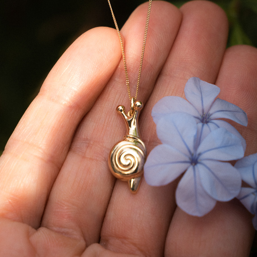 14K Gold "Snail" Talisman 2026 Necklace