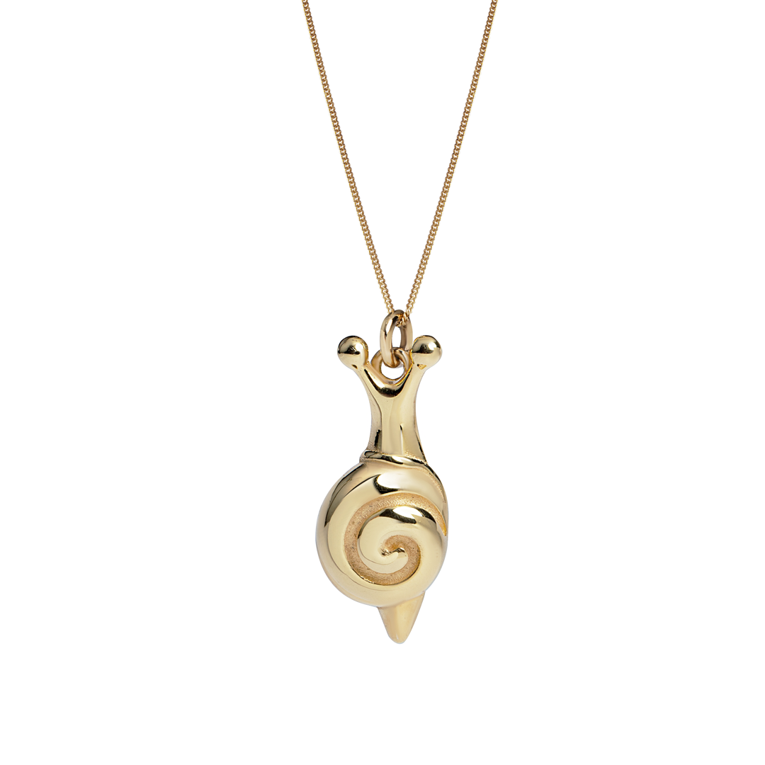 14K Gold "Snail" Talisman 2026 Necklace