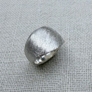 Bold, Organic Silver Ring
