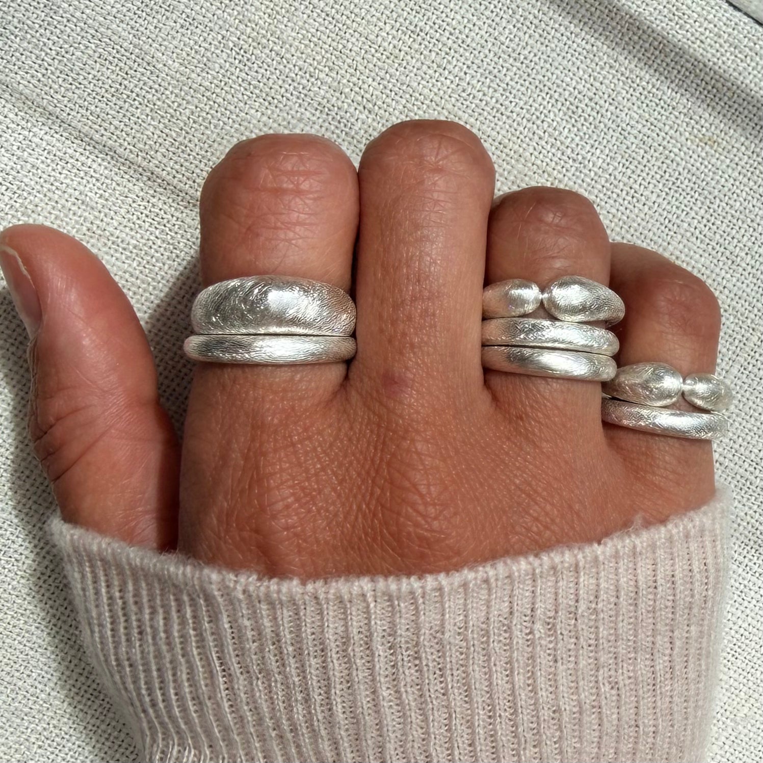 Organic, Open Silver Ring