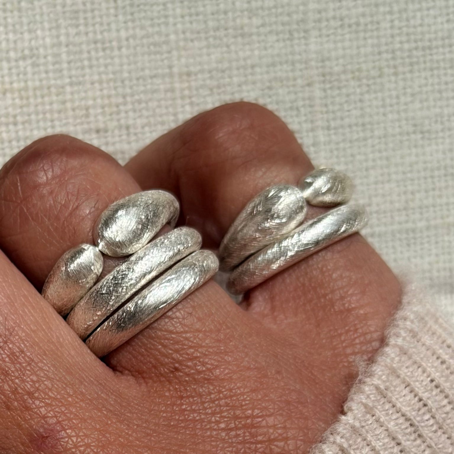 Organic, Open Silver Ring