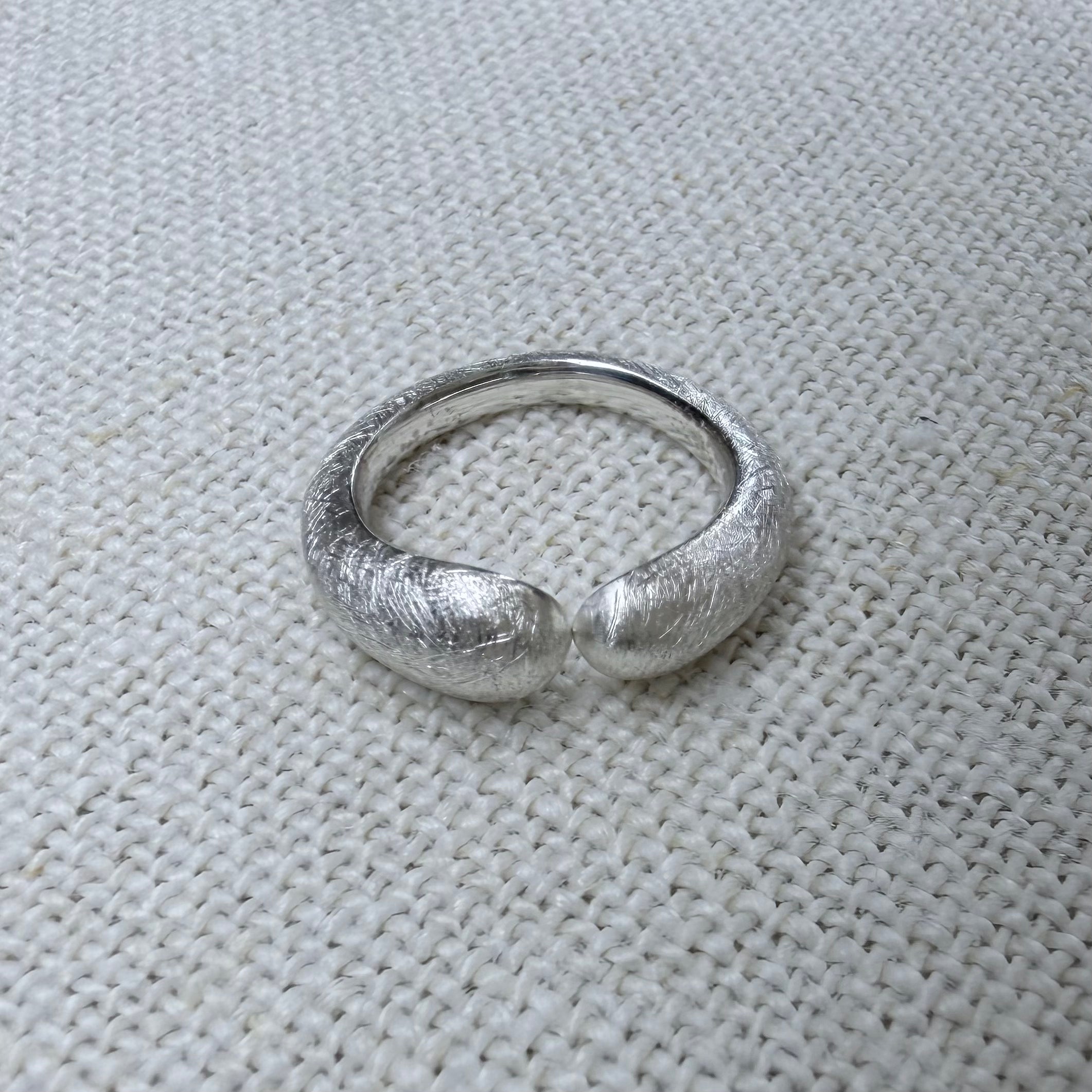 Organic, Open Silver Ring