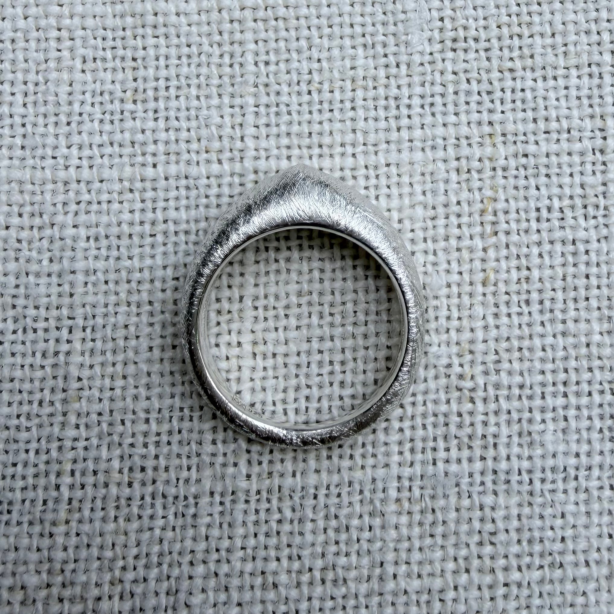 Pyramid Silver Ring