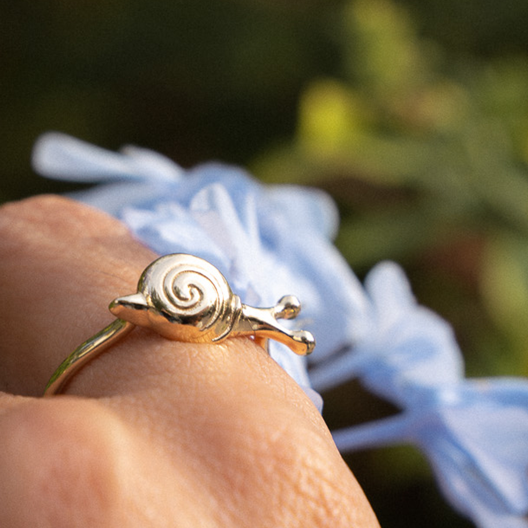 14K Gold “Snail” Talisman 2026 Ring (Big)