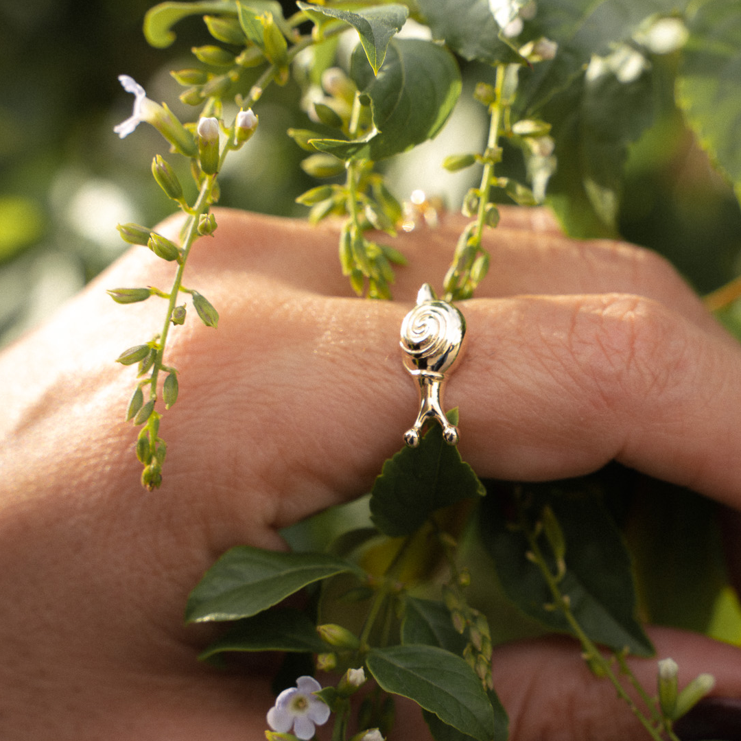 14K Gold “Snail” Talisman 2026 Ring (Big)