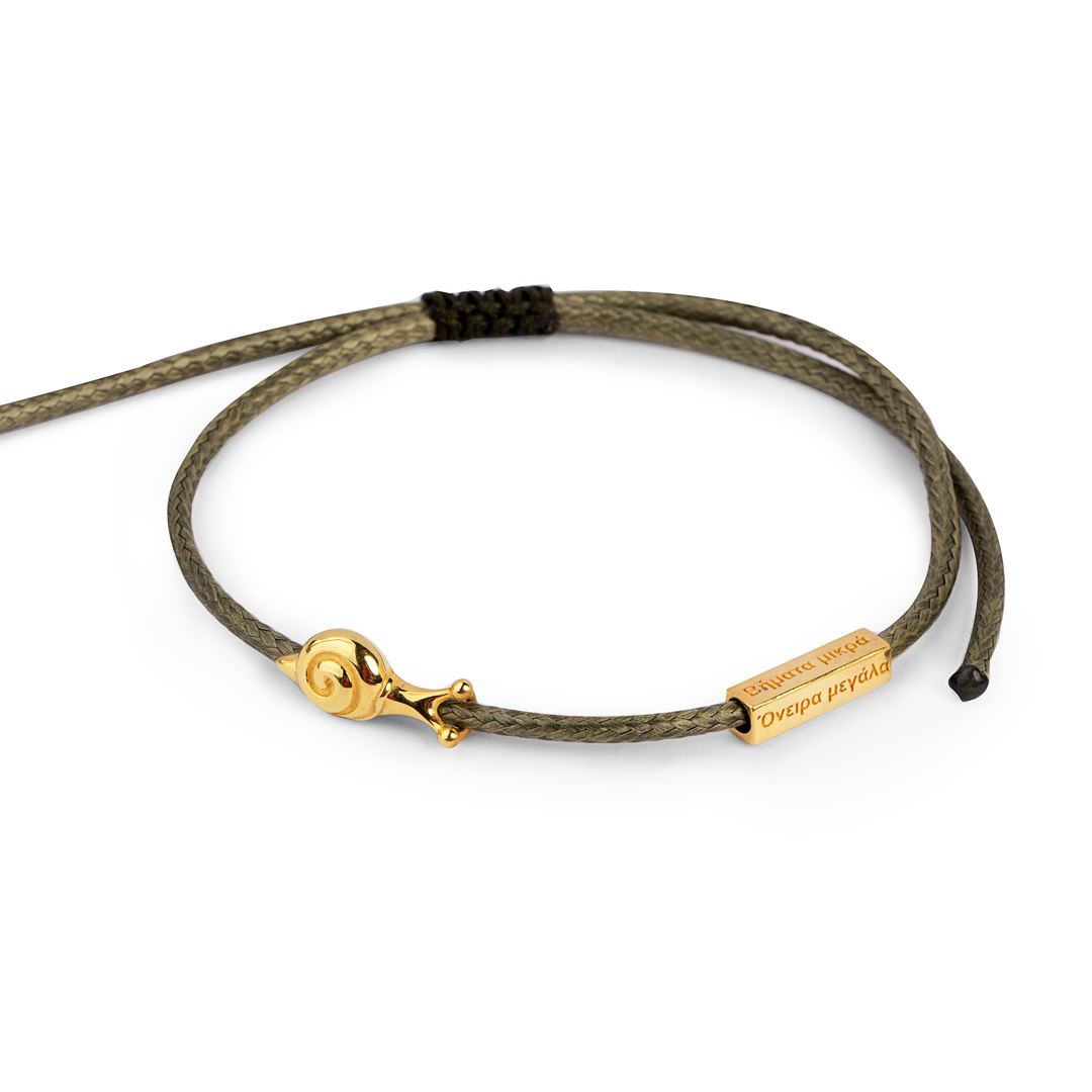 Gold Plated  “Snail” Talisman 2026 Bracelet