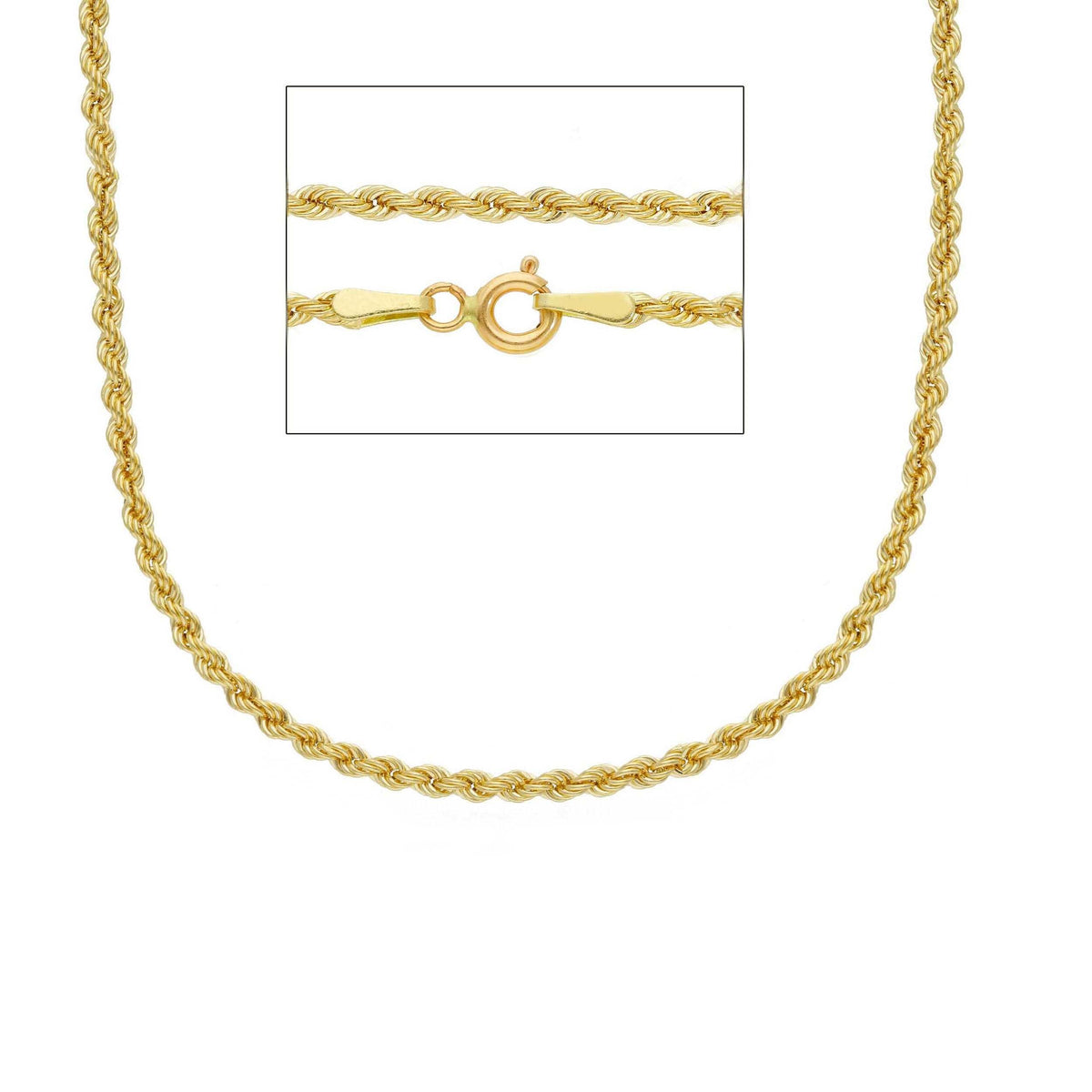 14K Gold Twisted Chain