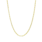 14K Gold Link Slim Chain Necklace