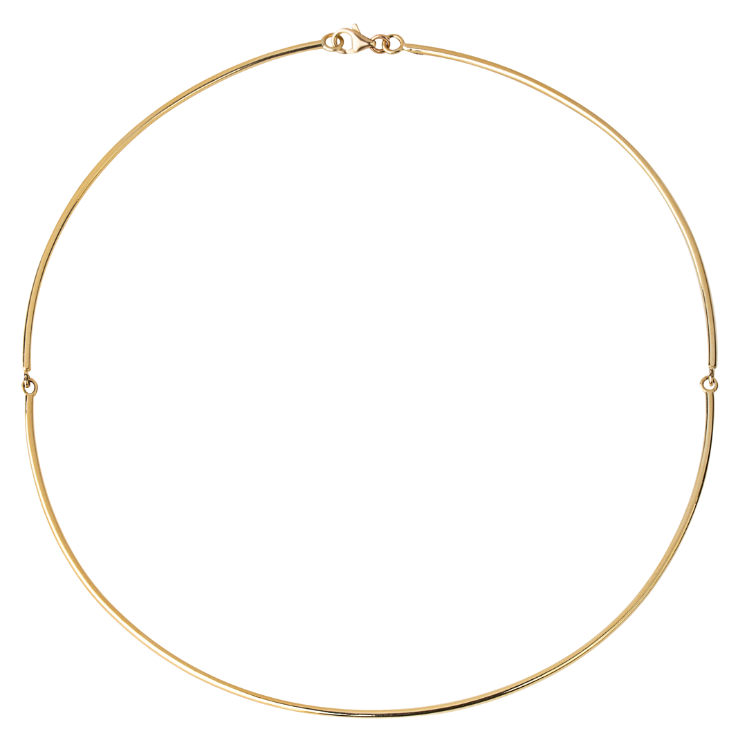 14K Yellow Gold Collar Necklace