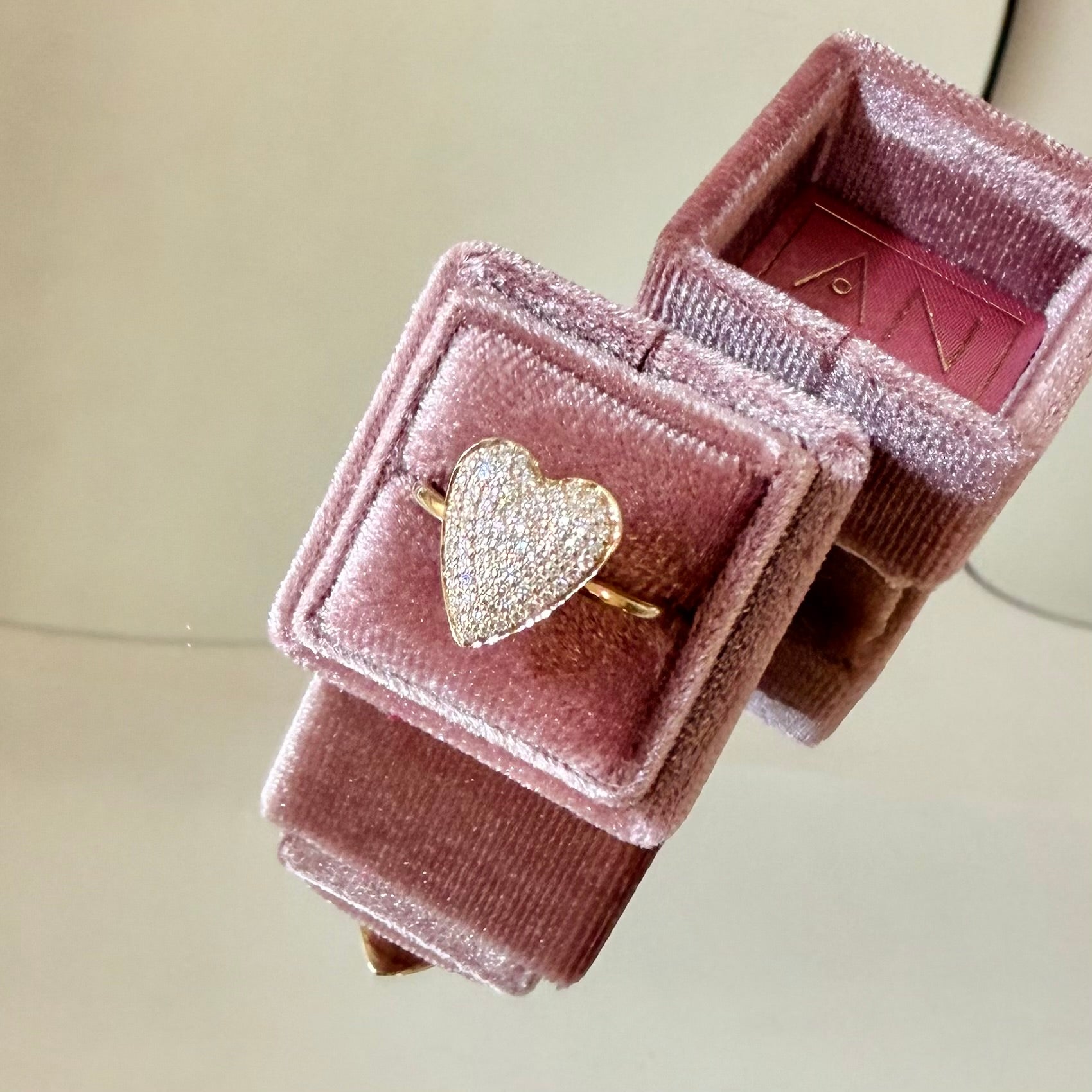 Pavé Heart Ring