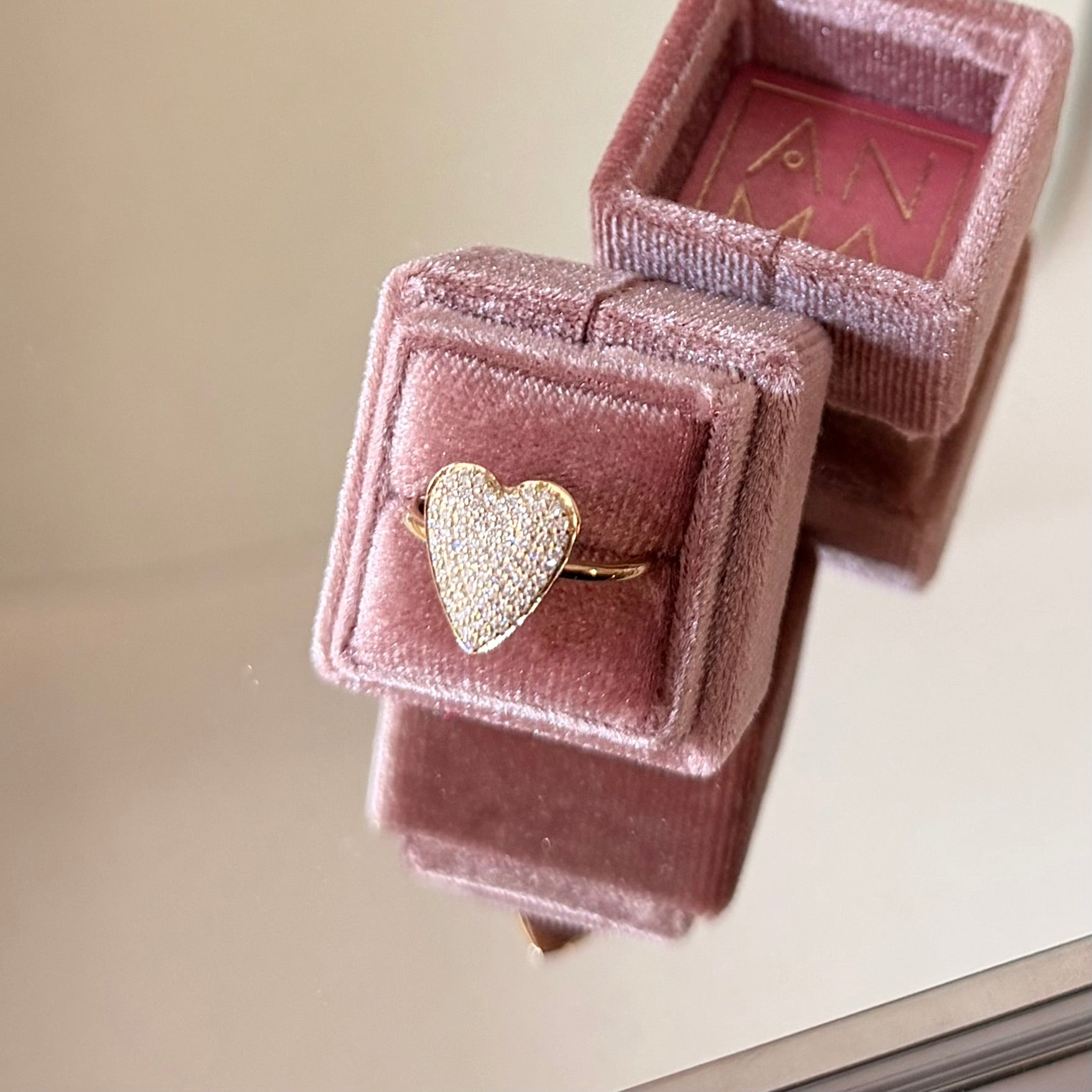 Pavé Heart Ring