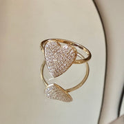 Pavé Heart Ring