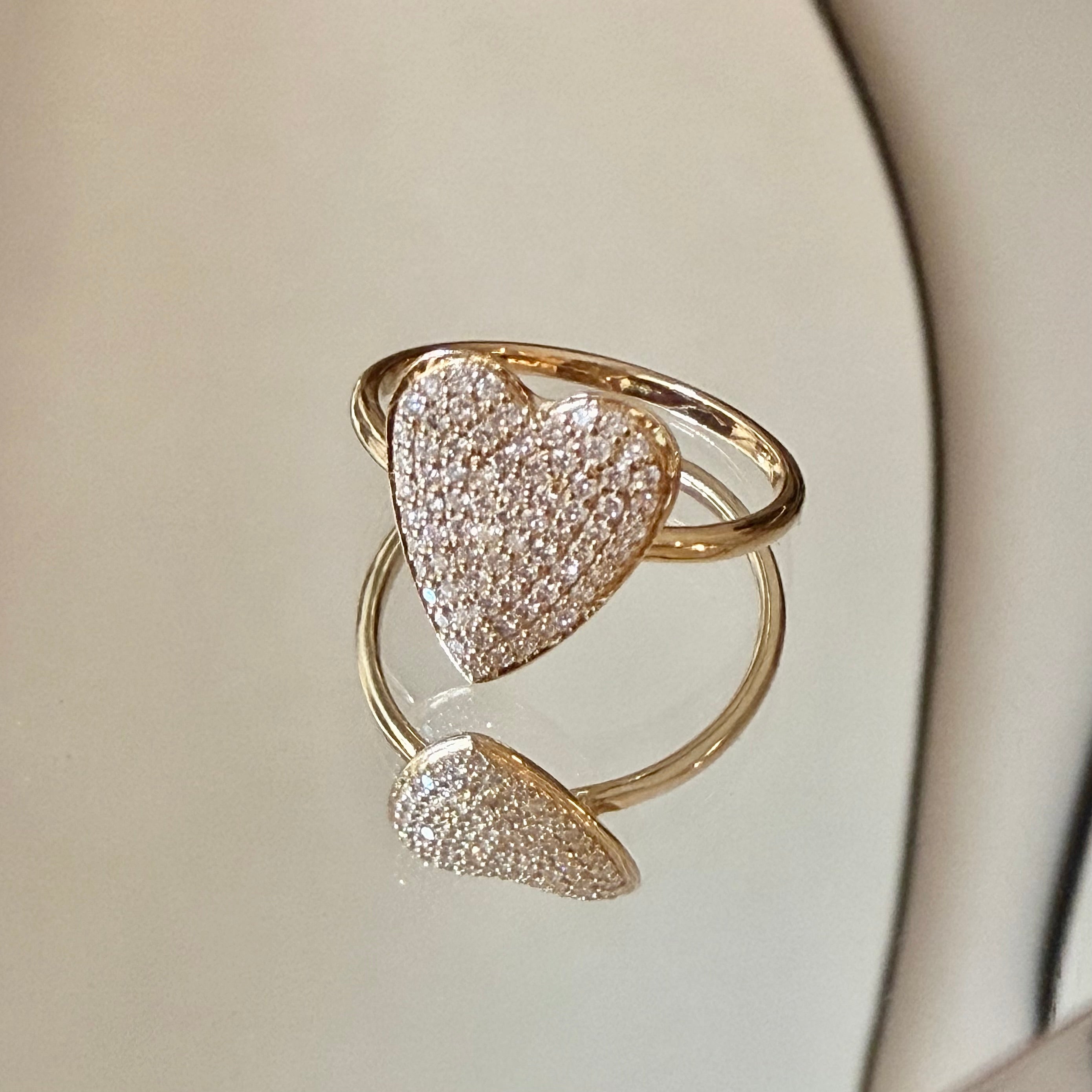 Pavé Heart Ring