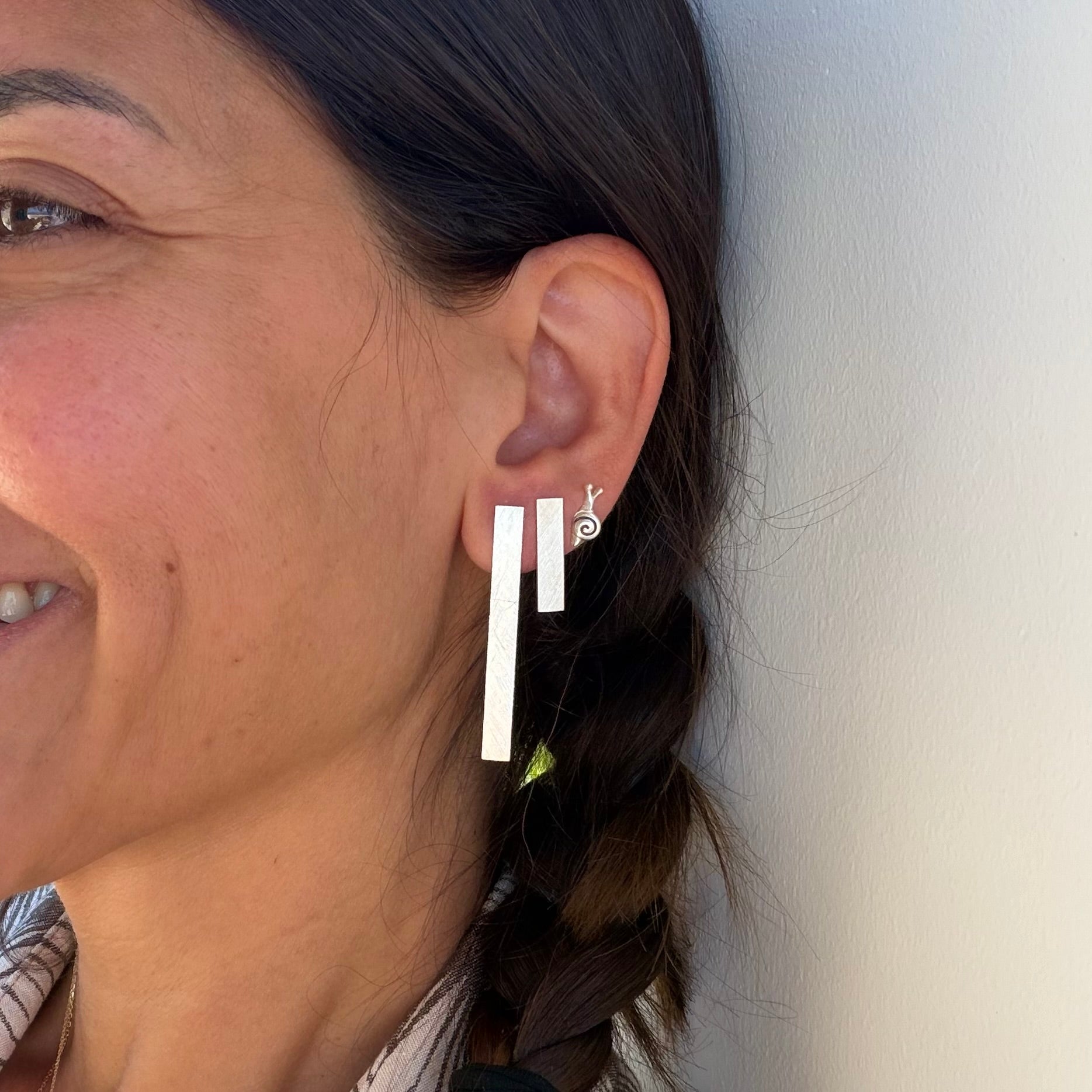Short Line Earrings