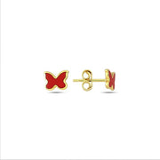9Κ Butterfly Stud Earrings