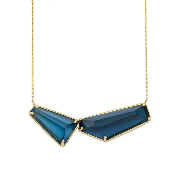 Double Cycladic Blue Necklace