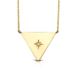 Triangle Diamond Star Necklace (big)