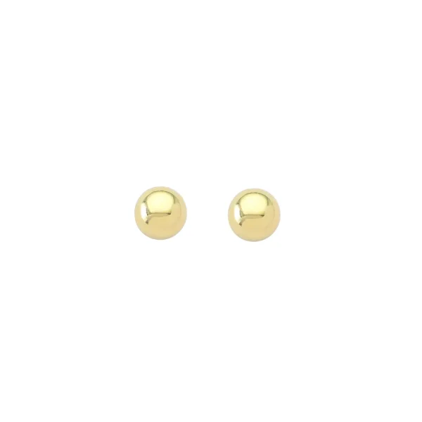 14K Gold 3mm dot stud Earrings