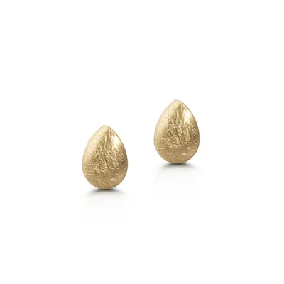14K Gold Tear Earrings