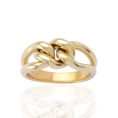 14K Gold Knot Ring