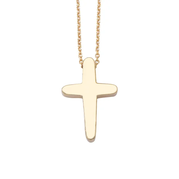 Pointed Edges Gold Cross