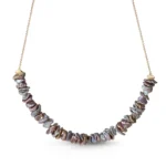 Grey Pearl Statement Necklace