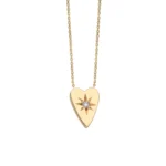 Heart Diamond Star Necklace