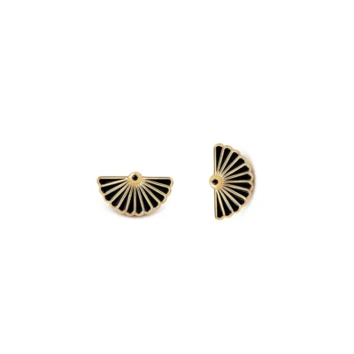 14K Gold Ventalia Talisman Earrings